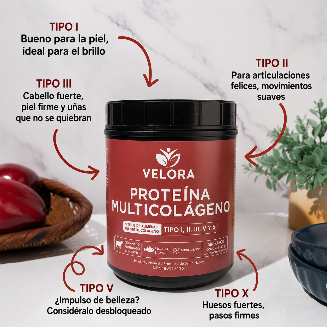 Velora® Proteína Multicolágeno