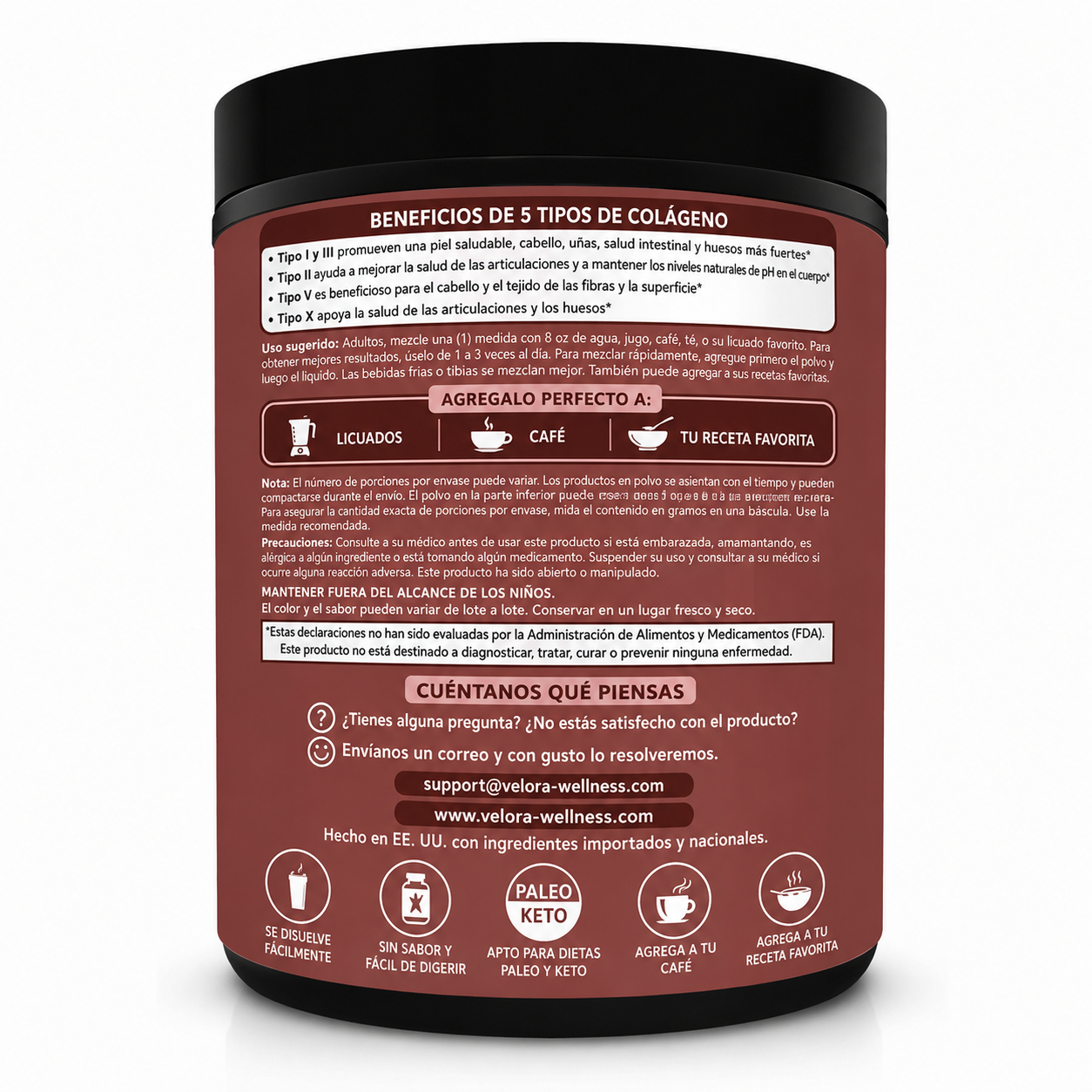 Velora® Proteína Multicolágeno