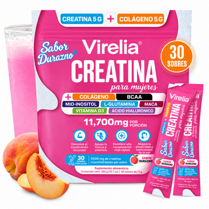 Virelia® Creatina Sabor Durazno
